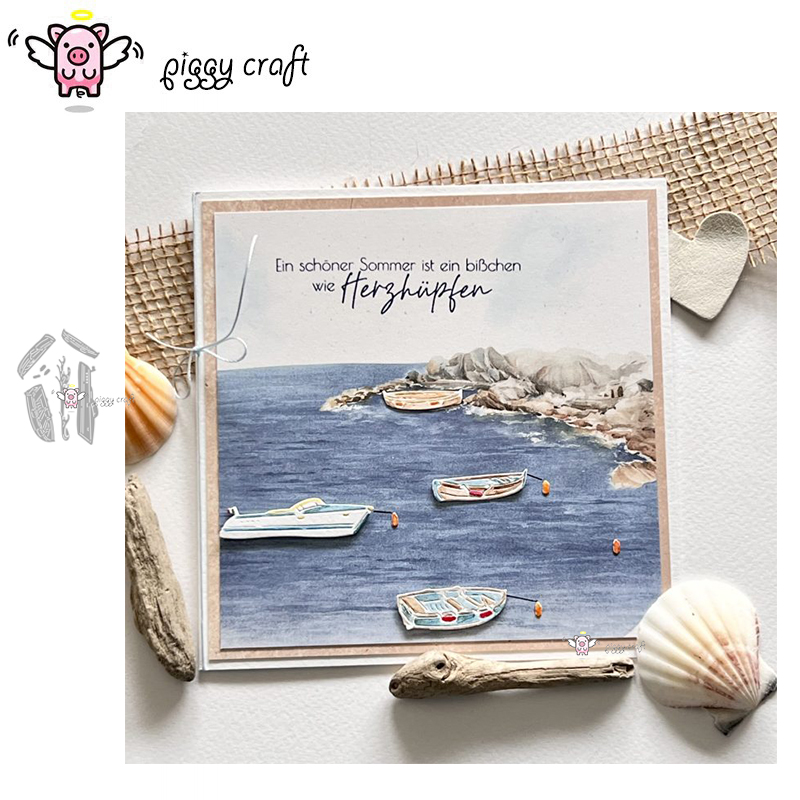 Fishing Boat Trailer - Piggy Craft cetakan pemotong logam cetakan