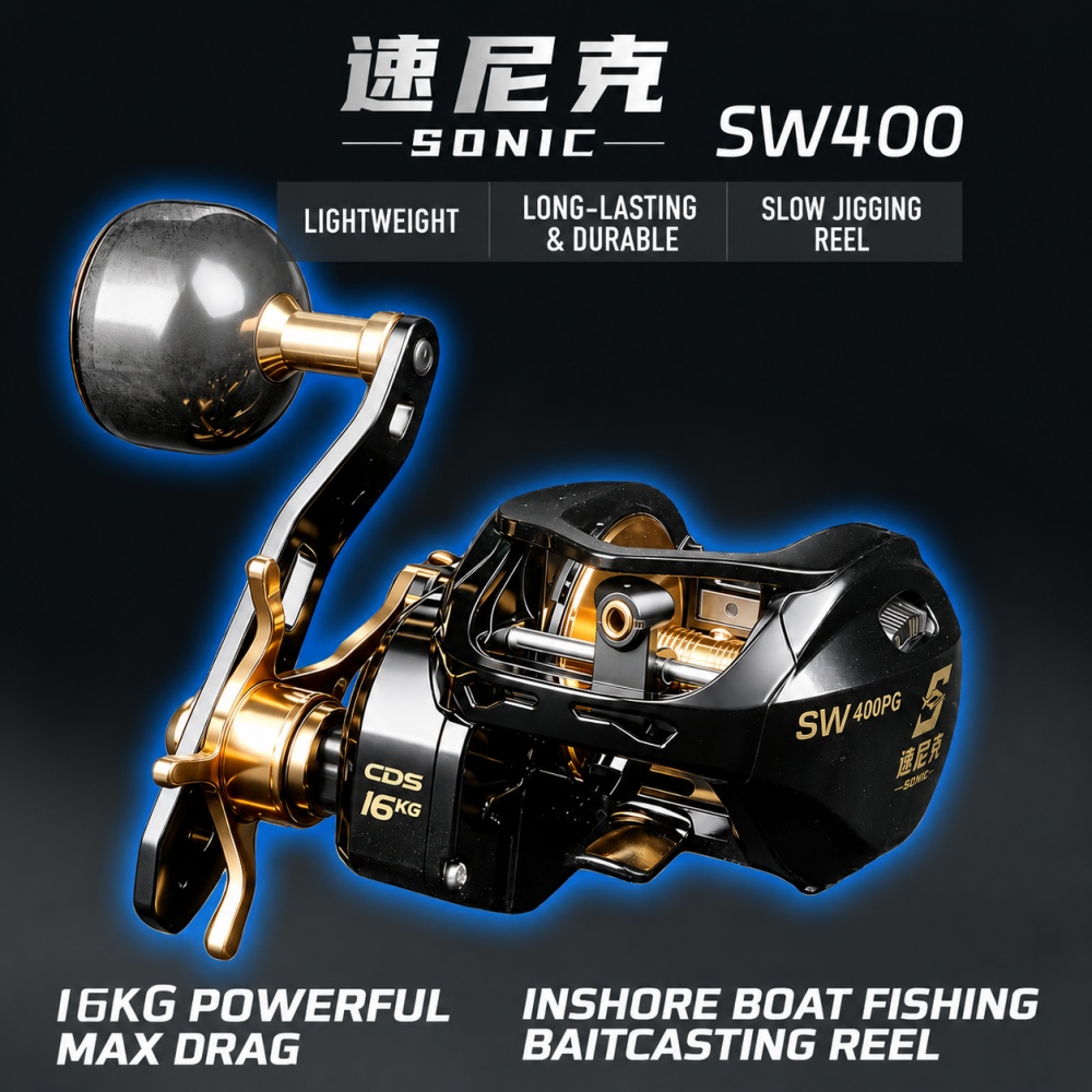 Fishing Boat Anchor - Reel Pancing Jigging Air Asin 16kg
