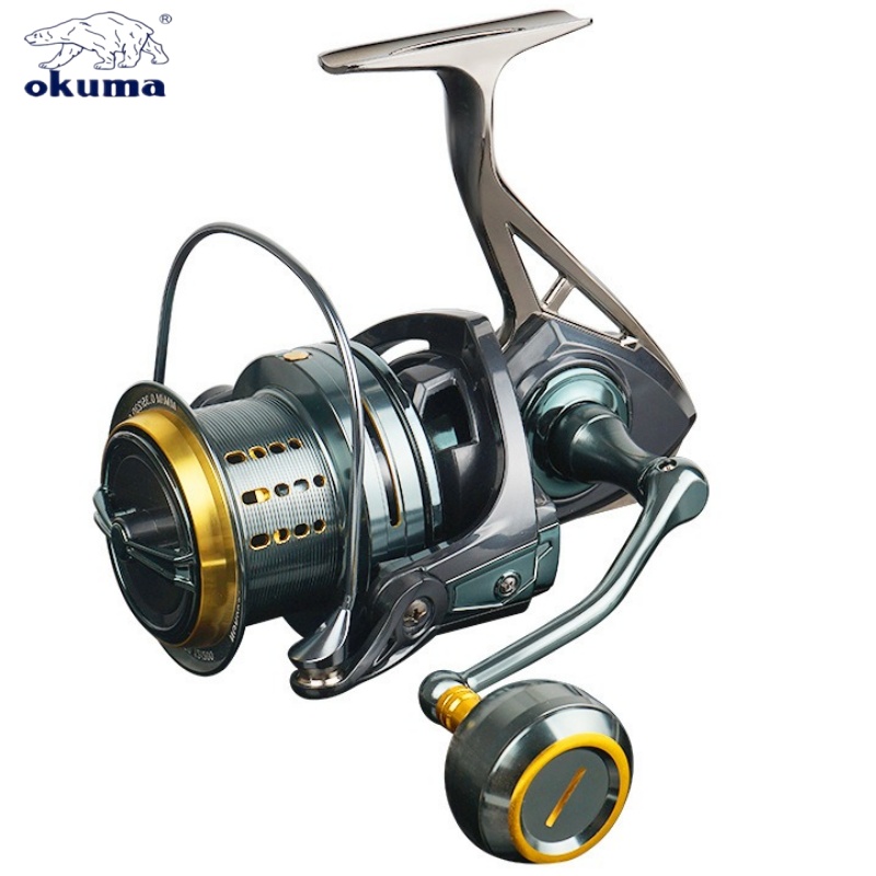 Okuma Premium Large Spinning W - Abu Garcia Reel Max ulasan dan harga