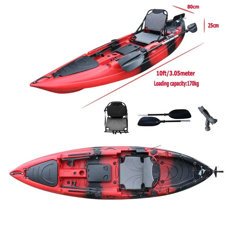 Kayak Pancing Duduk Tunggal 10 - Fishing Boat Paddle ulasan dan harga