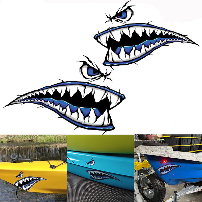 2 Buah Stiker Perahu Mulut Gig - Fishing Boat Oar ulasan dan harga